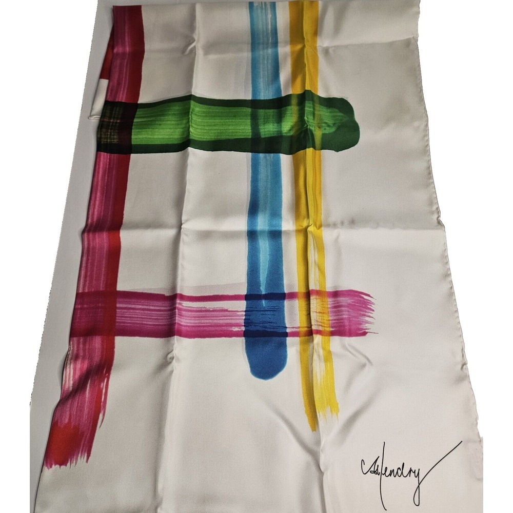 CJ Hendry Silk Scarf Plaid Collection CoCo Limited Edition 160/250 NIB 2023